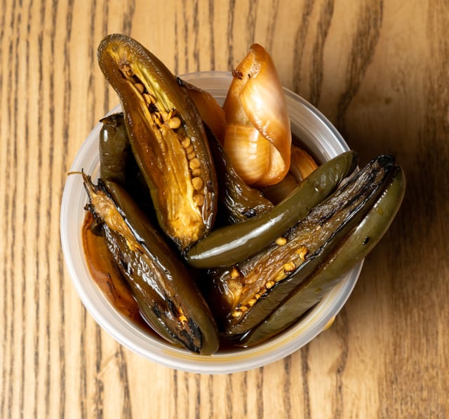 Chile Toreado & Spicy Onion - Deli Container.