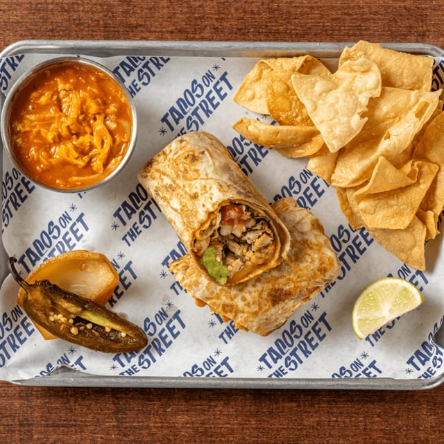 Chicken Burrito Combo.