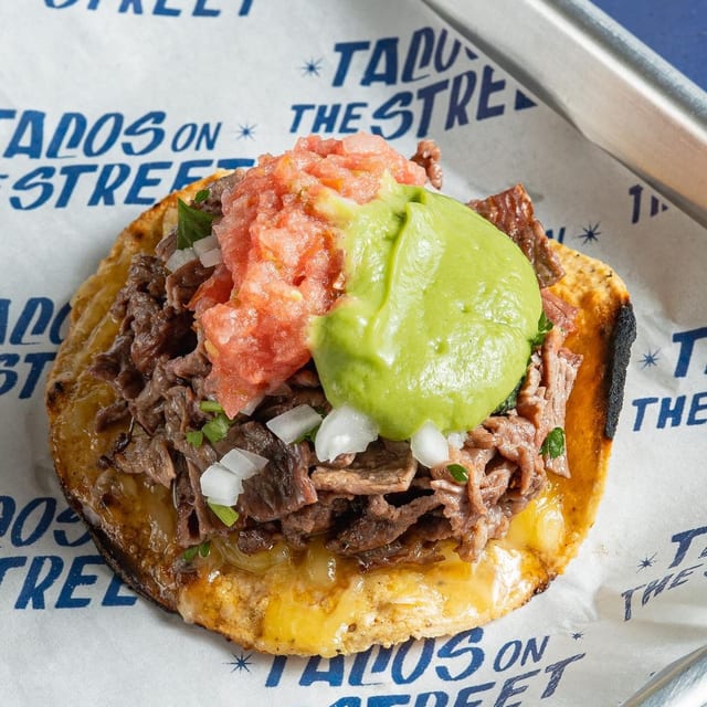 Carne Asada Tostada.